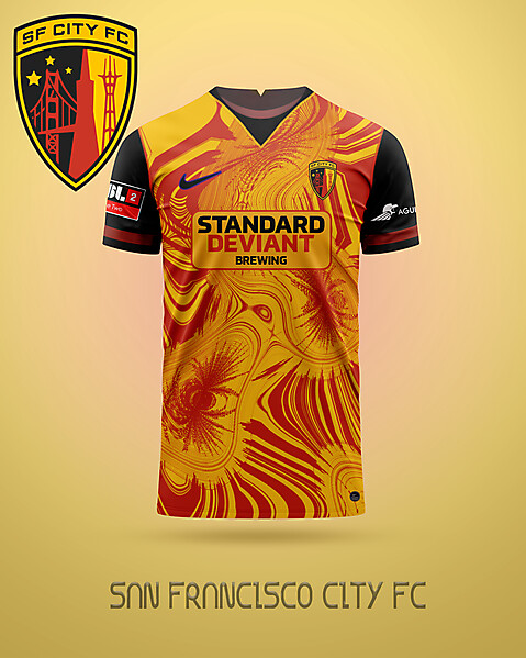 San Francisco City FC-away concept