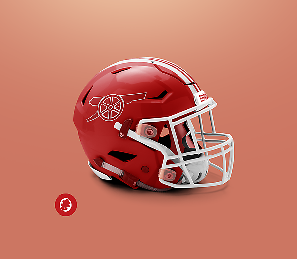 Arsenal NFL helmet