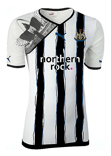 Newcastle painted stripes home shirt V2