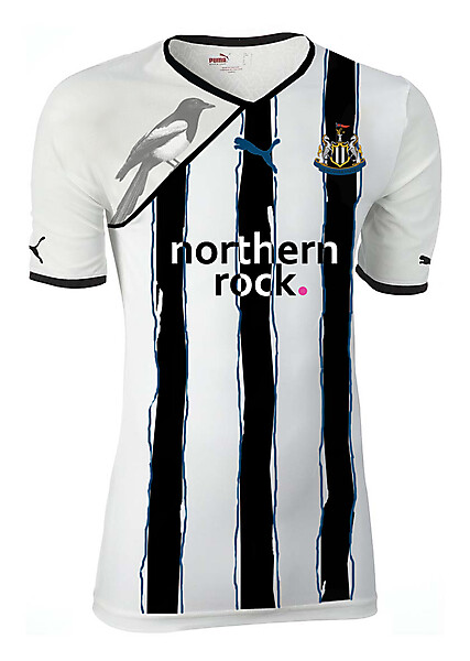 Newcastle painted stripes home shirt