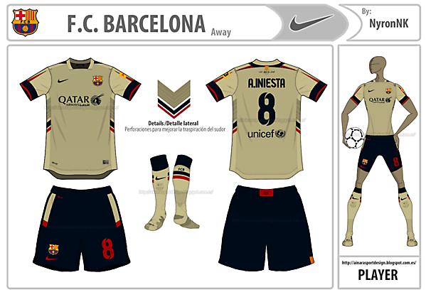 FCB Away-My Nike design