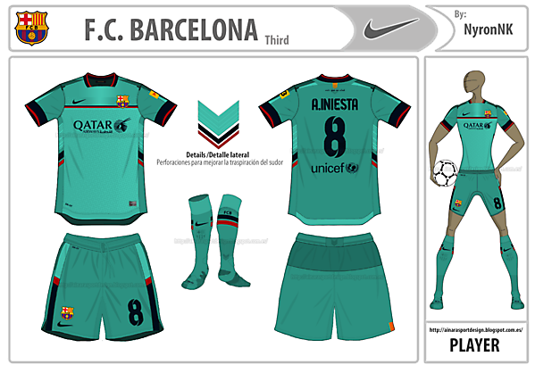 FCB Third- My Nike design