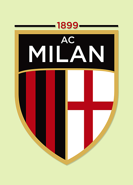 AC Milan - Modernised crest concept