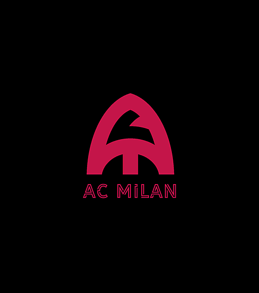 AC Milan alternative logo concept.