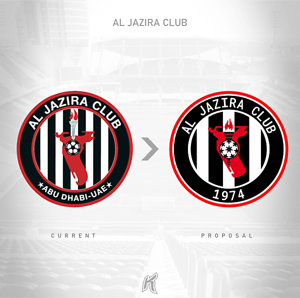 Al Jazira Club Logo Redesign