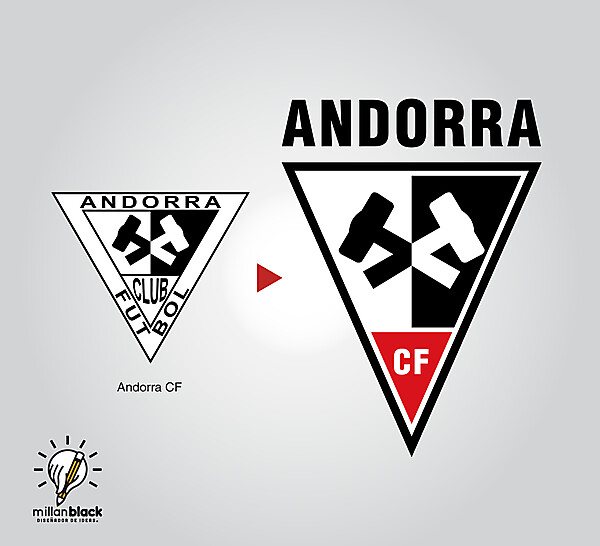 Andorra CF - Badge redesign