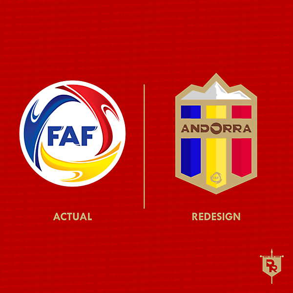 Andorra Football Team Crest Redesign