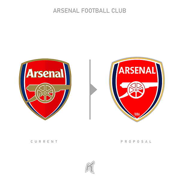 Arsenal Logo Redesign