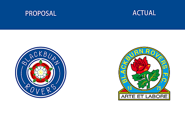 Blackburn Rovers - Logo redesign