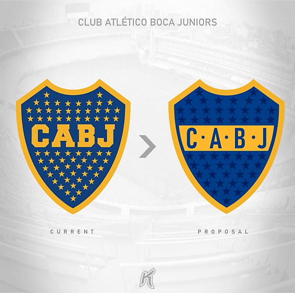 CA Boca Junoiors Logo Redesign