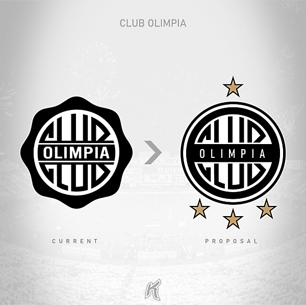 Club Olimpia Logo Redesign