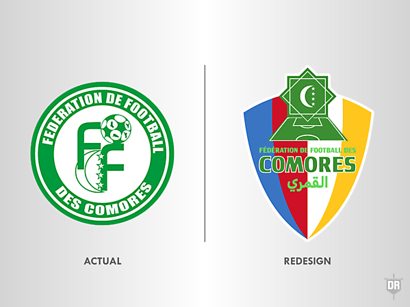 Comoros Football Team Crest Redesign