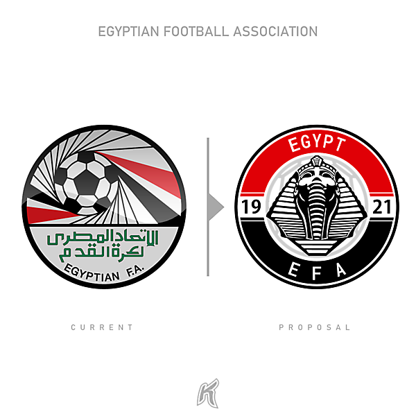 Egyptian FA Logo Redesign