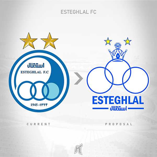 Esteghlal FC Logo Redesign