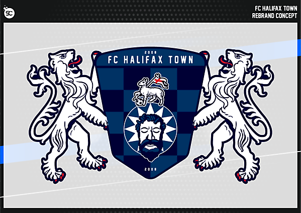 FC Halifax Town Crest Version 2