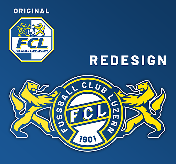 FC Luzern Crest Redesign