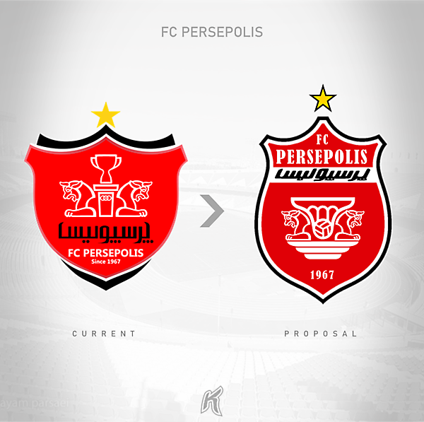 FC Persepolis Logo Redesign