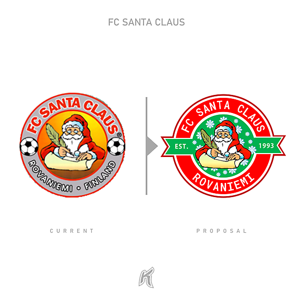 FC Santa Claus Logo Redesign