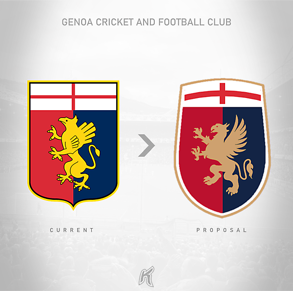 Genoa CFC Logo Redesign