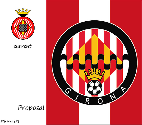 GIRONA FC BADGE PROPOSAL