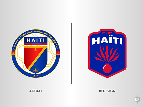 Haiti Football Team Crest Redesign