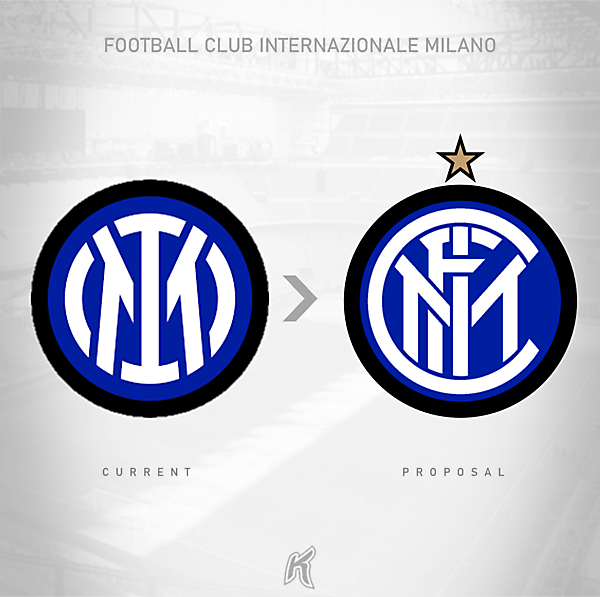 Internazionale Milano Logo Redesign