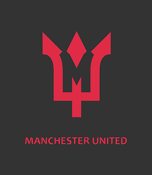 Manchester United logo concept