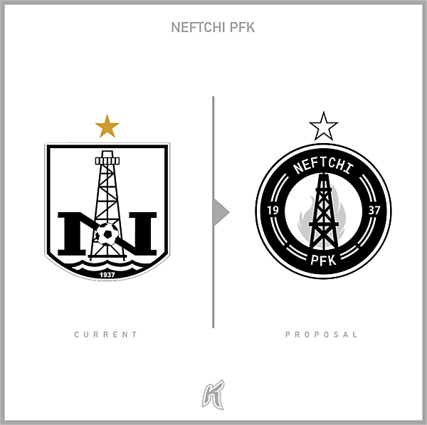 Neftchi PFK Logo Redesign