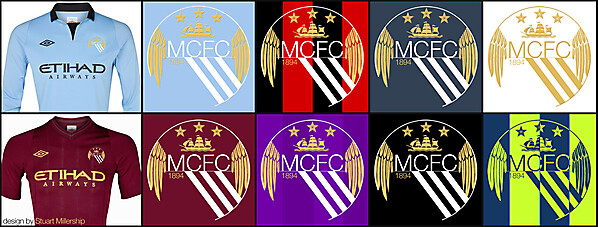 Reworked Man City crest - colours