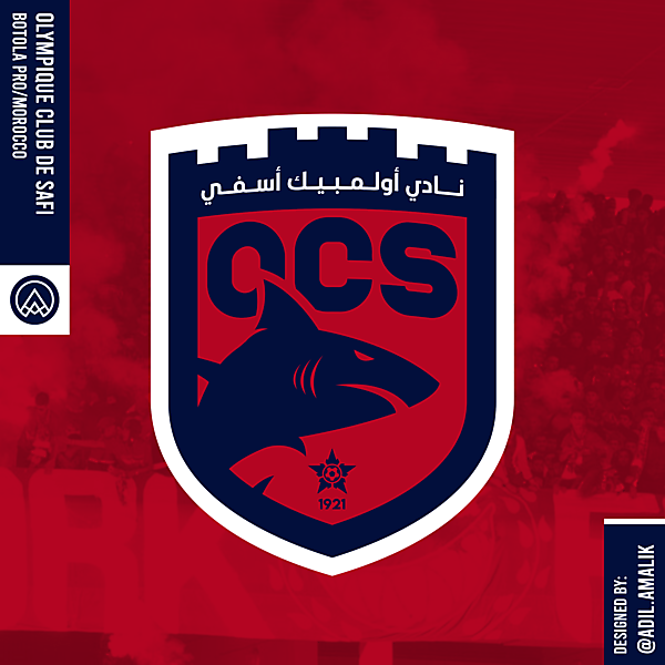 Olympique Club de Safi crest redesign