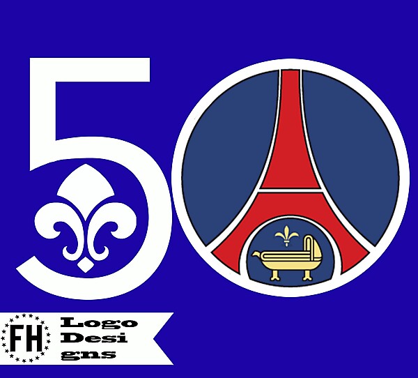 PSG 50th Anniversary Crest 1