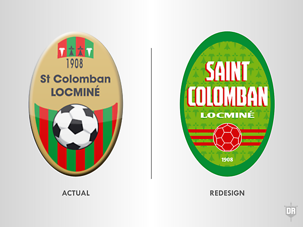 Saint-Colomban Sportive Locminé Crest Redesign