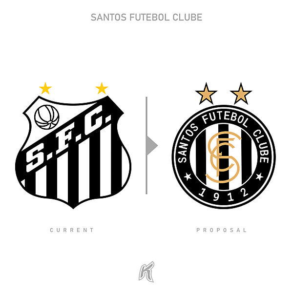 Santos FC Logo Redesign