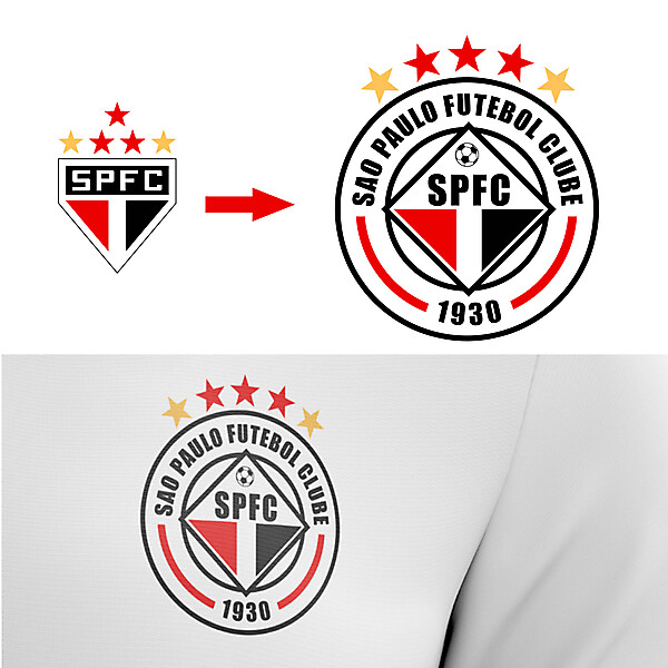 Sao Paulo Crest redesign