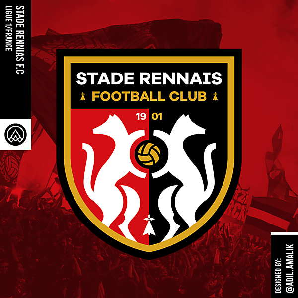 Stade Rennais F.C crest redesign