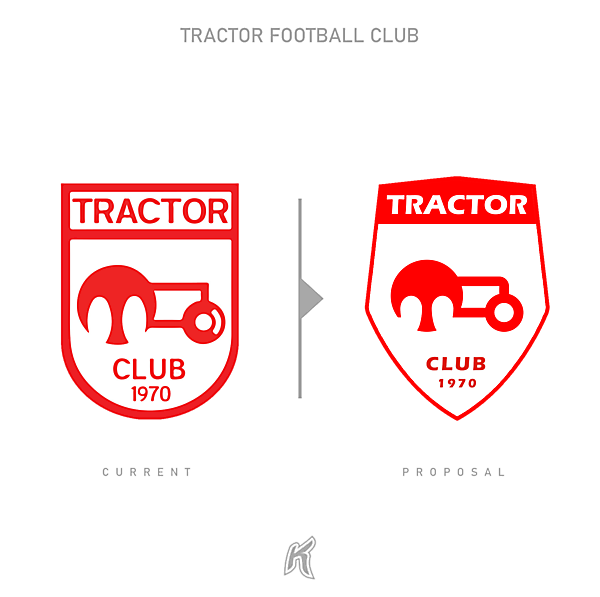 Tractor FC Logo Redesign