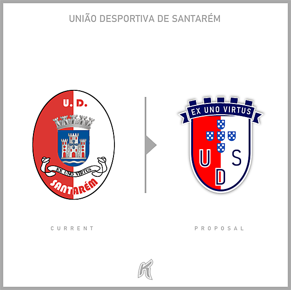 U.D. Santarém Logo Redesign