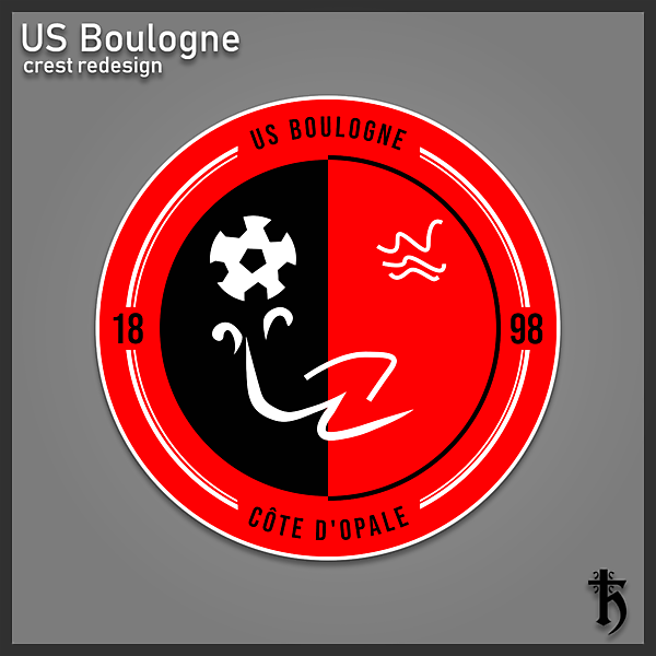 US Boulogne - crest redesign