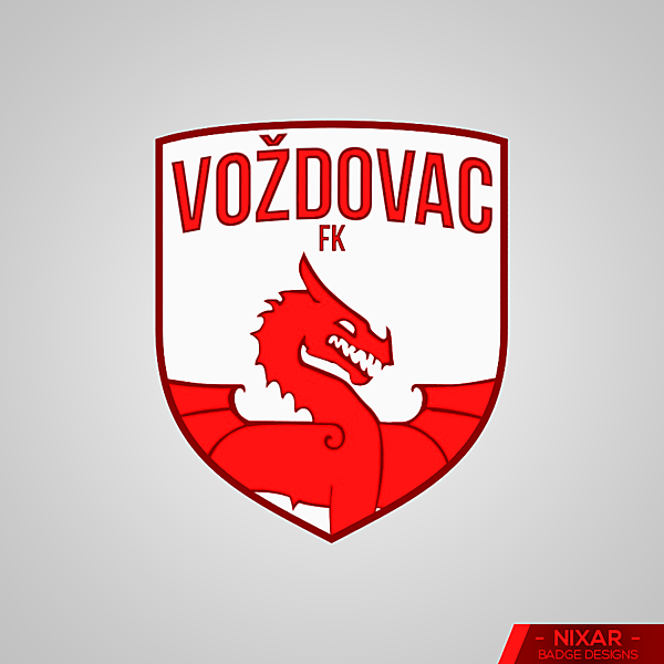 Voždovac FK Badge Redesign by Nixar