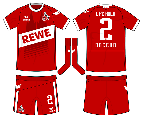 1. FC Köln Home Kit