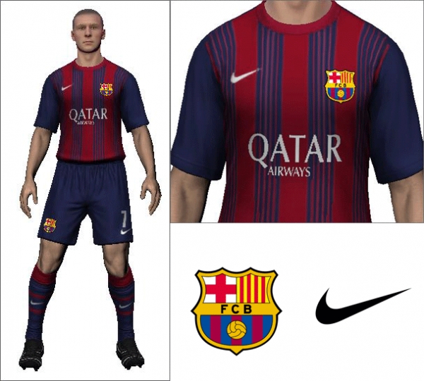 2014/15 Barcelona Home Kit