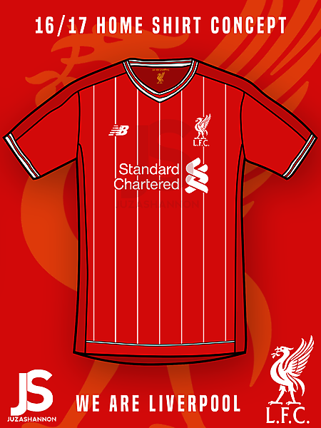 2016/17 Liverpool Home Shirt