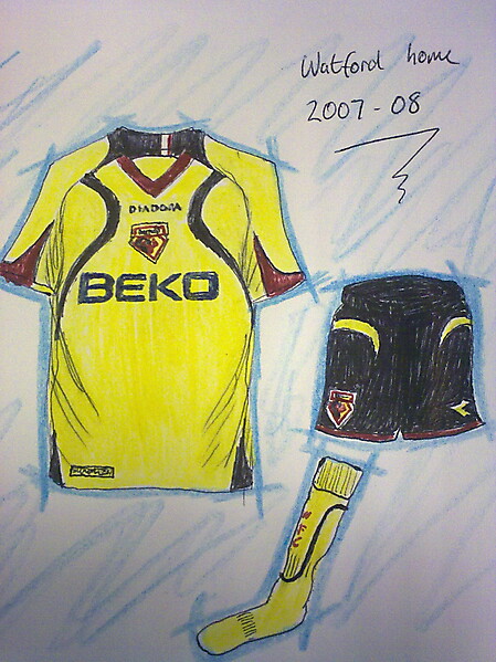 Watford home kits recent history