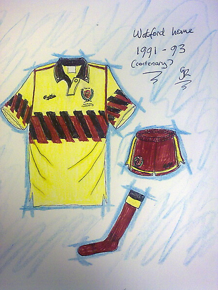 Watford home kits recent history