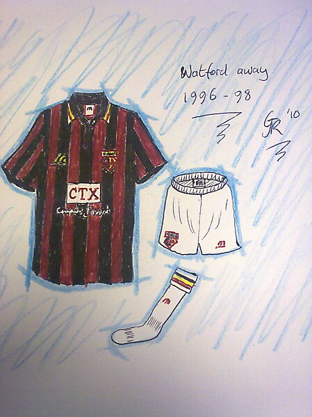 Watford home kits recent history