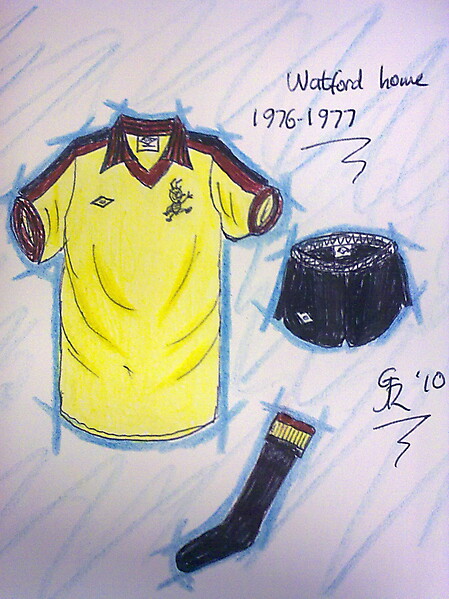 Watford home kits recent history