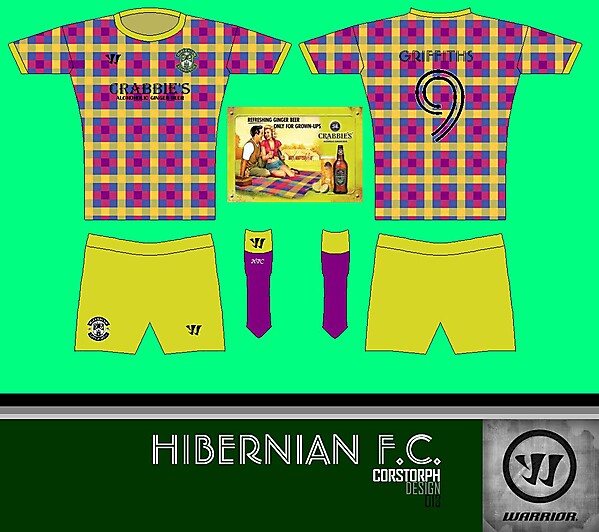 Hibs Crabbie\'s Picnic Rug Away Kit