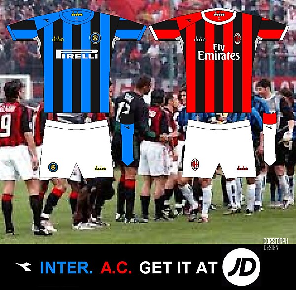 AC and Inter Milan Home diadora @ JD concept