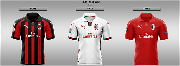 AC Milan -- Home/Away/Third