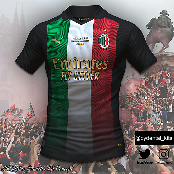 AC Milan Scudetto Kit Concept